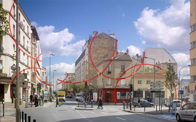 Швейцарский художник&nbsp;Фелис Варини&nbsp;в своем творчестве использует впечатляющие&nbsp;анаморфические иллюзии в комнатаз, зданиях и целых&nbsp;городских&nbsp;площадях, которые&nbsp;раскрашиваются разноцветными линиями и кругами. Эти линии&nbsp;которые не имеют никакого смысла,&nbsp;пока человек не встанет в определенное место.
